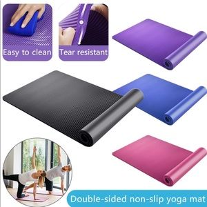 Yoga Mat 10mm Thick with Carrier Bag 24in x 72in